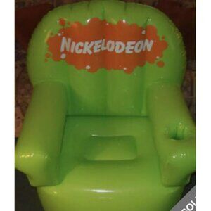 Nickelodeon Inflatable‎ Chair From Kool-Aid Slime Green Promotional Vtg New Rare